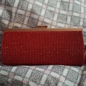 COPY - Charming Charlie red clutch